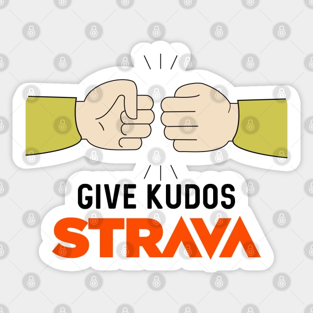 Strava - Give Kudos Sticker by Raw Designs LDN